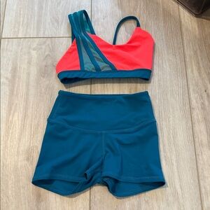 Tiger Friday Chica crop top and Shorts Set